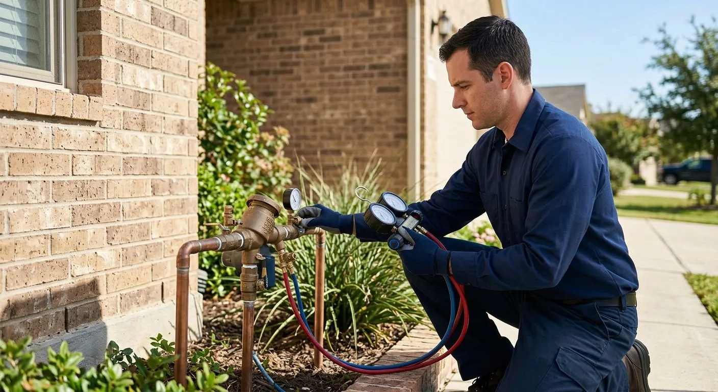 annual backflow testing in Killeen, TX
